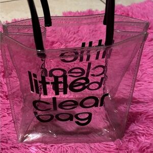Bloomingdale's Small Clear Tote